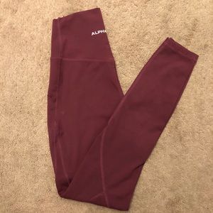 Alphalete Surface Pocket Leggings - Violet